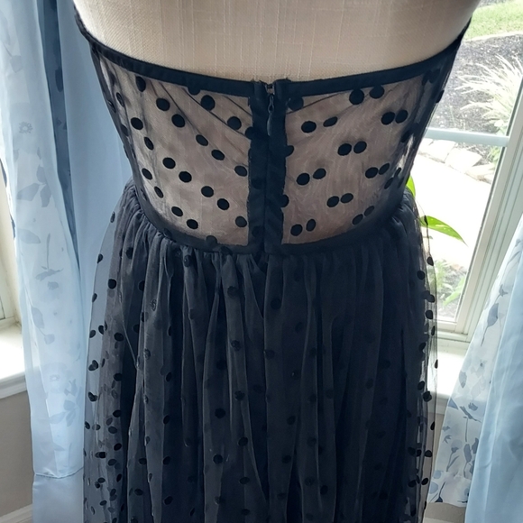 SHEIN Black Dress with Sheer Detail - Picture 2 of 3